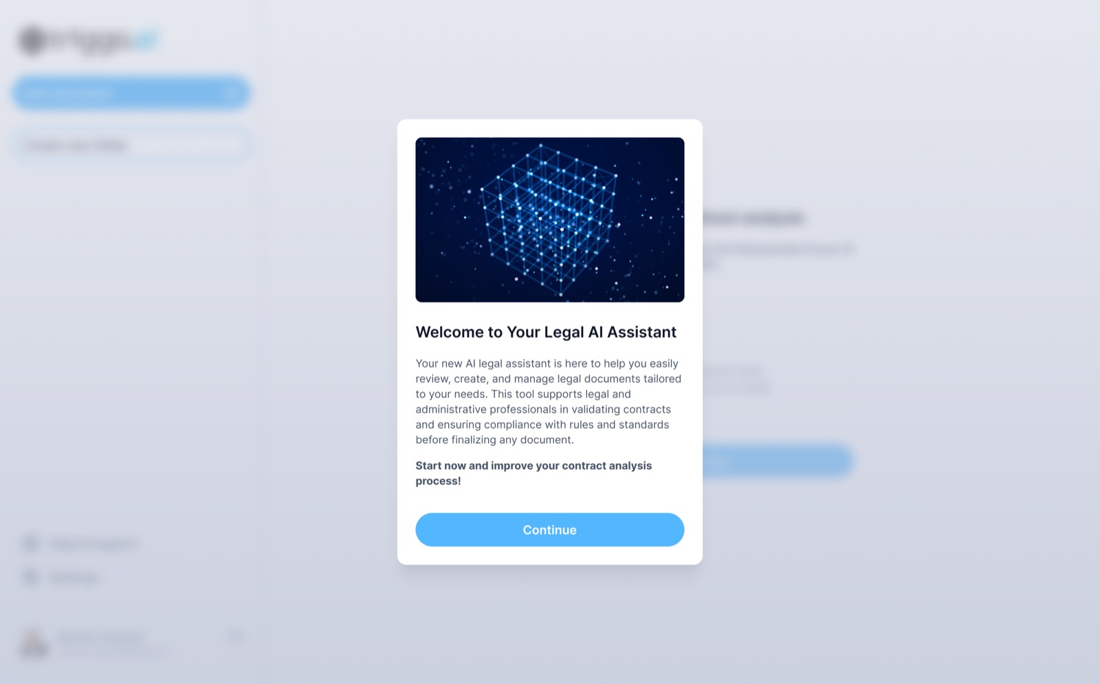 Onboarding: o que o assistente faz e o que ele não faz, antes da primeira pergunta